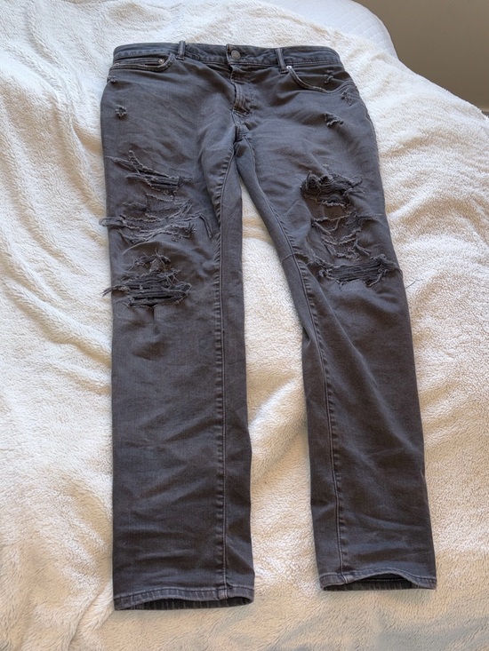 American Eagle Outfitters Other - American Eagle Men Distressed Slim Jeans - Charcoal Gray